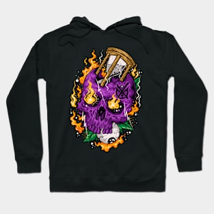 Skull burn Hoodie